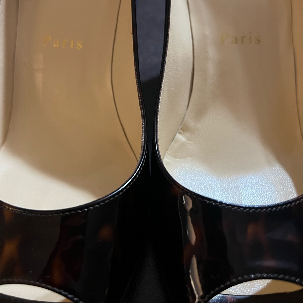 Christian Louboutin Black Patent Leather Classic Pumps